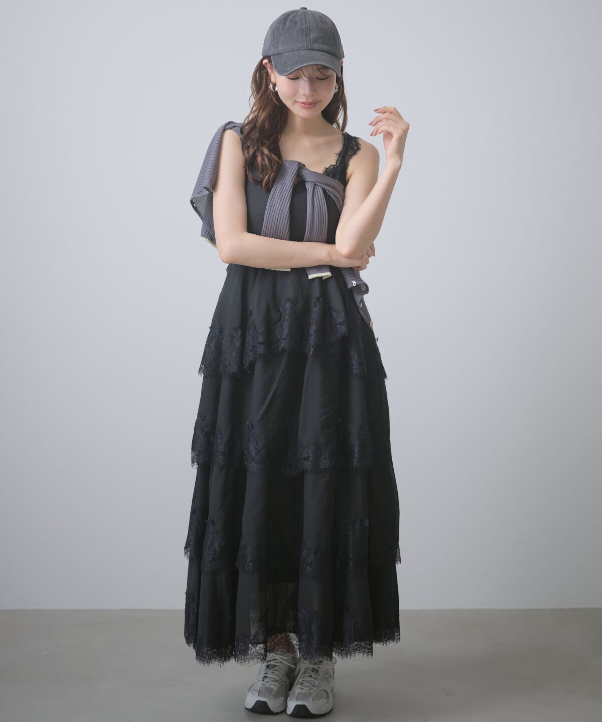 アンドクチュール「デコラティブキャミワンピース」|ワンピース|