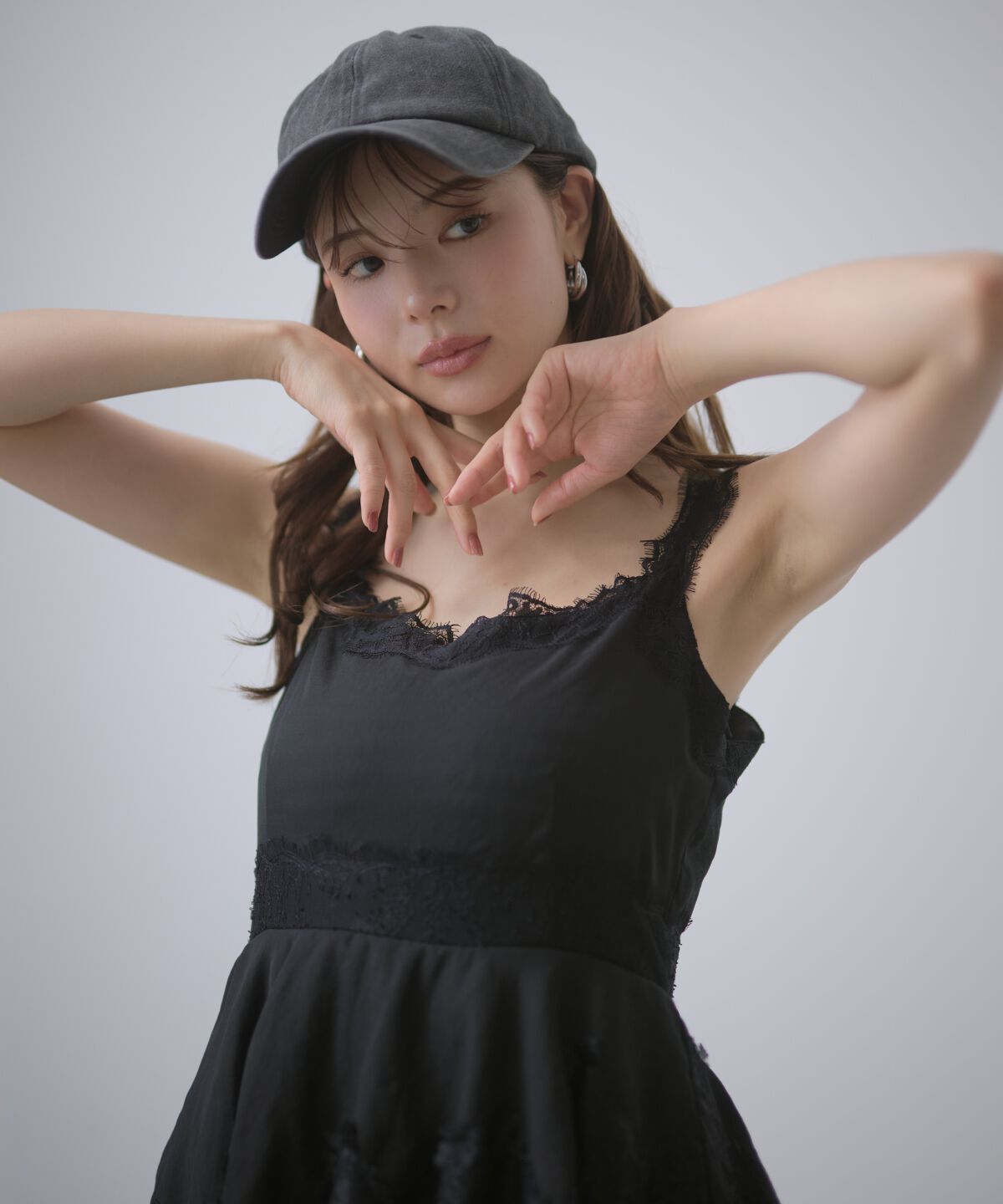 アンドクチュール「デコラティブキャミワンピース」|ワンピース|