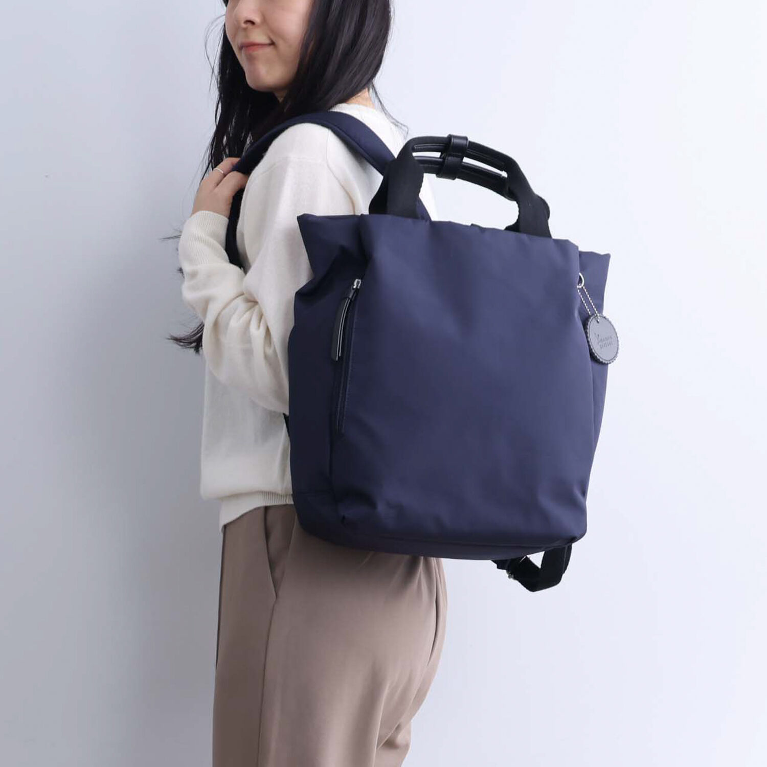 Kanana project「Kanana project／カナナプロジェクト DYLサリール2 2WAY リュックサック 35953」|リュック|ネイビー
