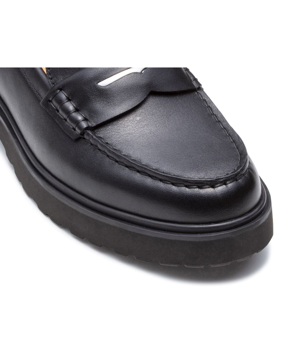REGAL SHOES「REGAL メタルプレートローファー【ヒール30mm】　商品コード：F79RBJ」|ローファー|