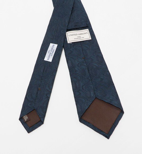 UNITED ARROWS「BIANCHI ネイビー オーバル ネクタイ」|ネクタイ・蝶ネクタイ|