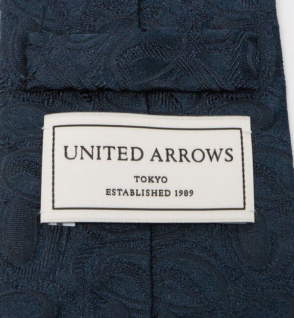 UNITED ARROWS「BIANCHI ネイビー オーバル ネクタイ」|ネクタイ・蝶ネクタイ|