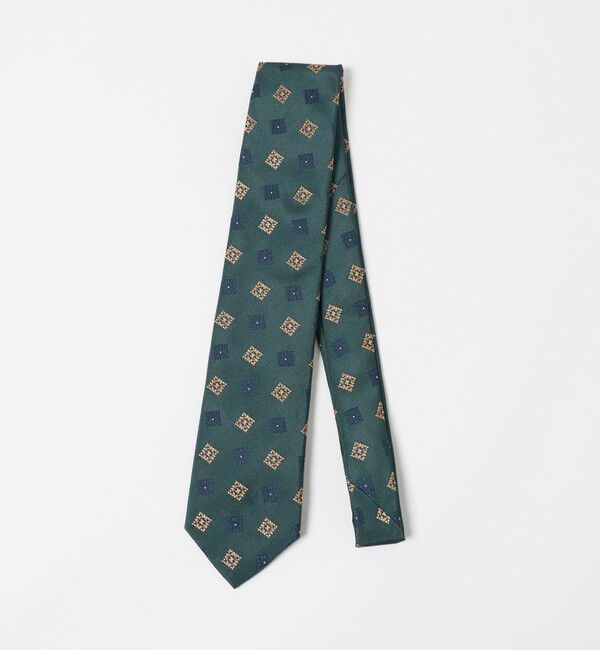 UNITED ARROWS「＜FRANCO BASSI＞コモンジャガード ネクタイ」|ネクタイ・蝶ネクタイ|DK.GREEN