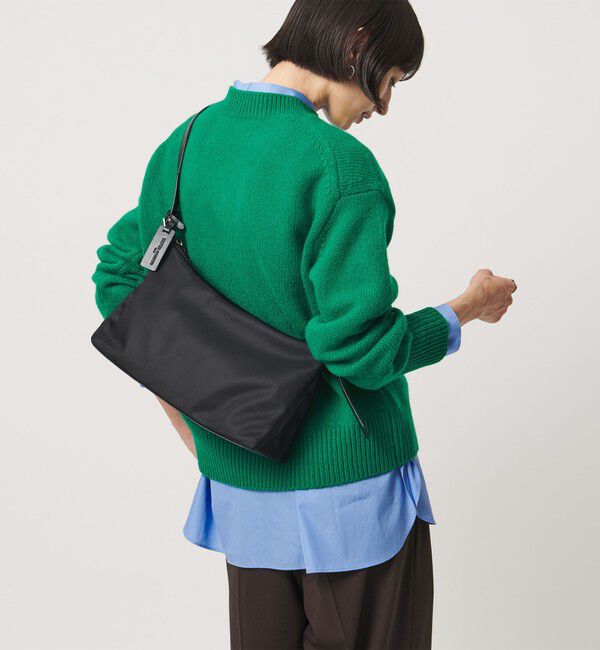UNITED ARROWS「ナイロン ミドル ショルダーバッグ」|ショルダー・メッセンジャー|BLACK
