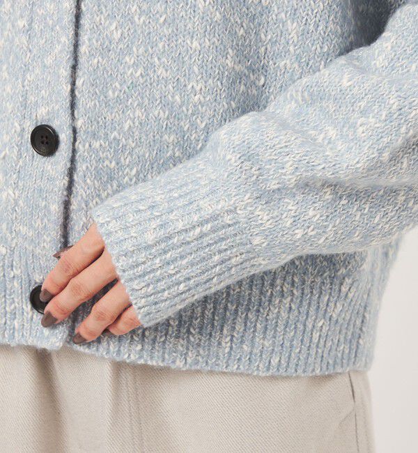 UNITED ARROWS green label relaxing「ミックスヤーン スキッパー カーディガン」|カーディガン|
