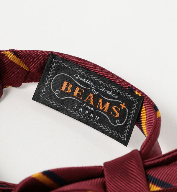 BEAMS PLUS「BEAMS PLUS / Silk Bow Tie Wide Regimental」|ネクタイ・蝶ネクタイ|