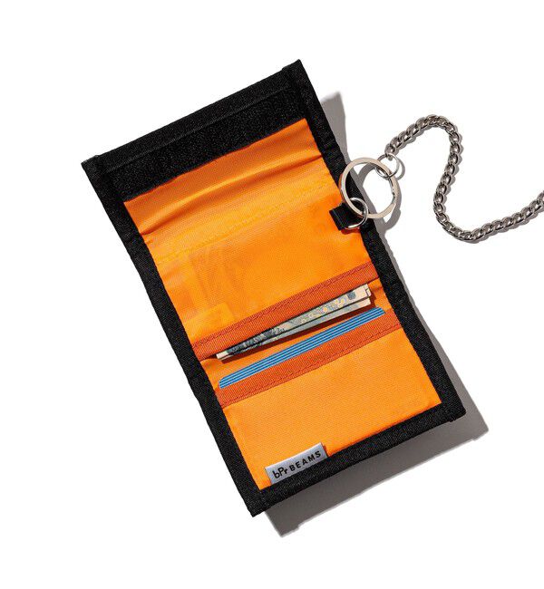 bPr BEAMS「カラー ミニ ウォレット」|財布|ORANGE
