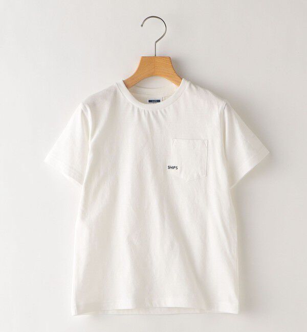 SHIPS KIDS「【累計販売数1万枚突破!!】【WEB限定】SHIPS KIDS:100～160cm /SHIPS マイクロロゴ Tシャツ」|Tシャツ・カットソー|