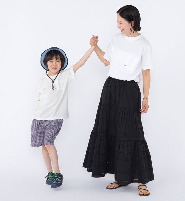 SHIPS KIDS「【累計販売数1万枚突破!!】【WEB限定】SHIPS KIDS:100～160cm /SHIPS マイクロロゴ Tシャツ」|Tシャツ・カットソー|