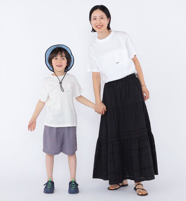 SHIPS KIDS「【累計販売数1万枚突破!!】【WEB限定】SHIPS KIDS:100～160cm /SHIPS マイクロロゴ Tシャツ」|Tシャツ・カットソー|
