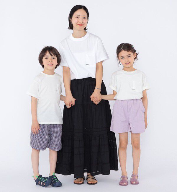 SHIPS KIDS「【累計販売数1万枚突破!!】【WEB限定】SHIPS KIDS:100～160cm /SHIPS マイクロロゴ Tシャツ」|Tシャツ・カットソー|