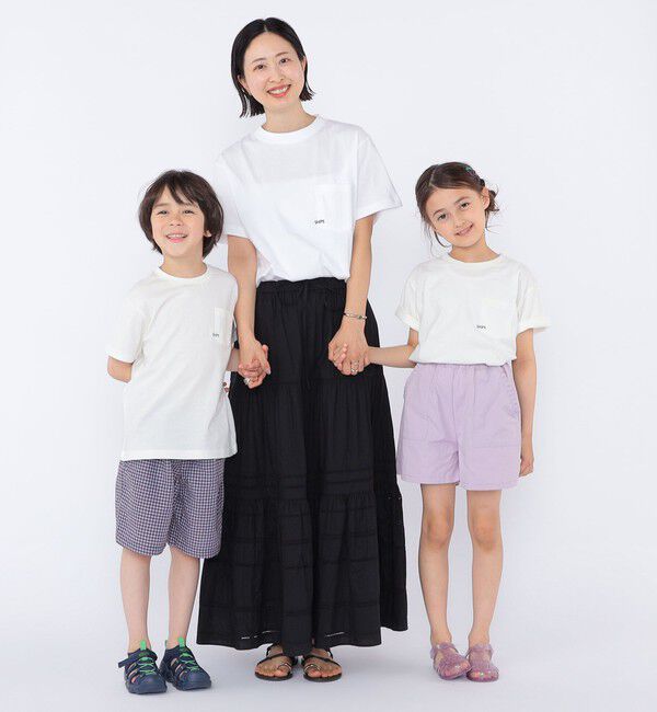 SHIPS KIDS「【累計販売数1万枚突破!!】【WEB限定】SHIPS KIDS:100～160cm /SHIPS マイクロロゴ Tシャツ」|Tシャツ・カットソー|