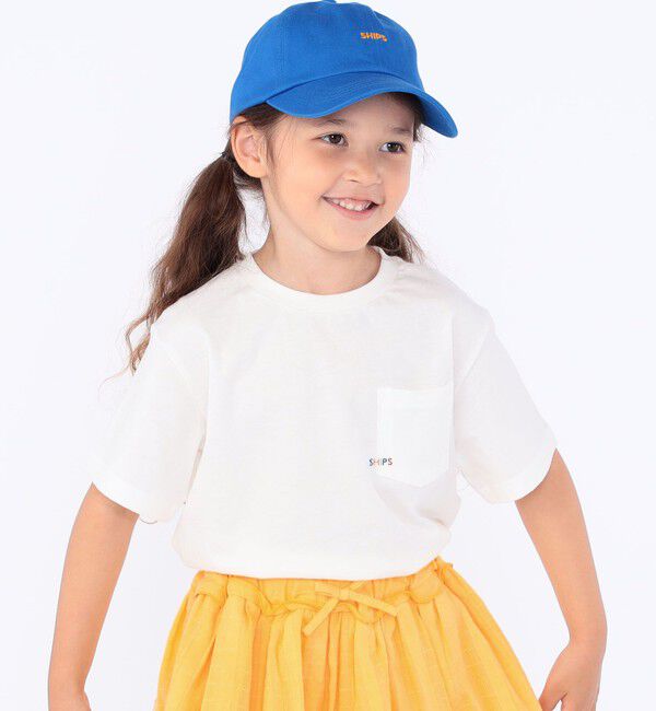 SHIPS KIDS「【累計販売数1万枚突破!!】【WEB限定】SHIPS KIDS:100～160cm /SHIPS マイクロロゴ Tシャツ」|Tシャツ・カットソー|