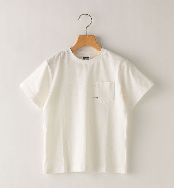 SHIPS KIDS「【累計販売数1万枚突破!!】【WEB限定】SHIPS KIDS:100～160cm /SHIPS マイクロロゴ Tシャツ」|Tシャツ・カットソー|