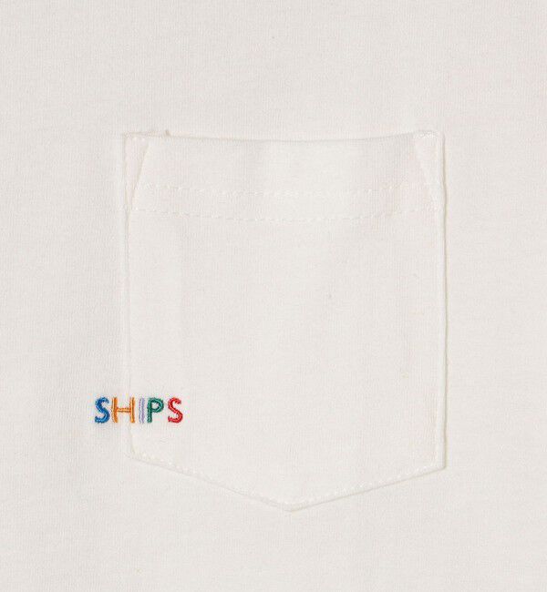 SHIPS KIDS「【累計販売数1万枚突破!!】【WEB限定】SHIPS KIDS:100～160cm /SHIPS マイクロロゴ Tシャツ」|Tシャツ・カットソー|
