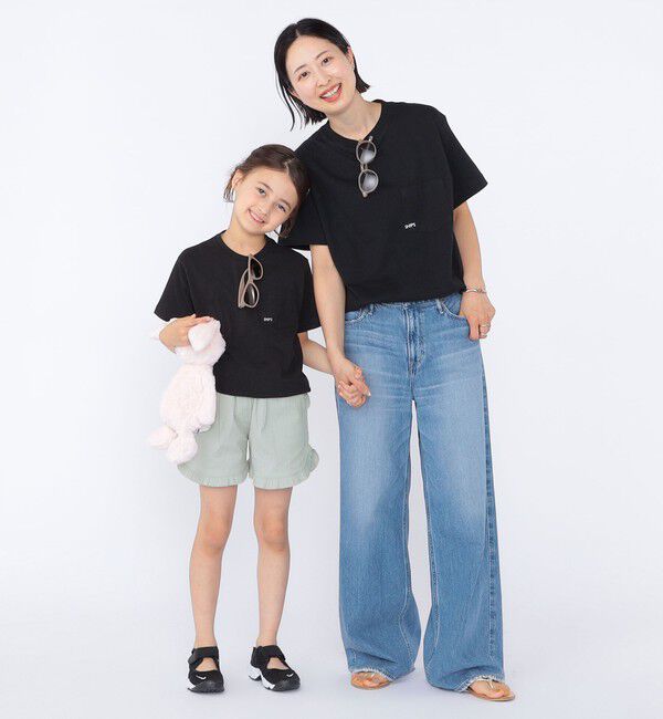 SHIPS KIDS「【累計販売数1万枚突破!!】【WEB限定】SHIPS KIDS:100～160cm /SHIPS マイクロロゴ Tシャツ」|Tシャツ・カットソー|