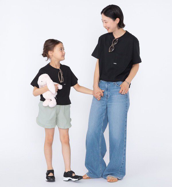 SHIPS KIDS「【累計販売数1万枚突破!!】【WEB限定】SHIPS KIDS:100～160cm /SHIPS マイクロロゴ Tシャツ」|Tシャツ・カットソー|