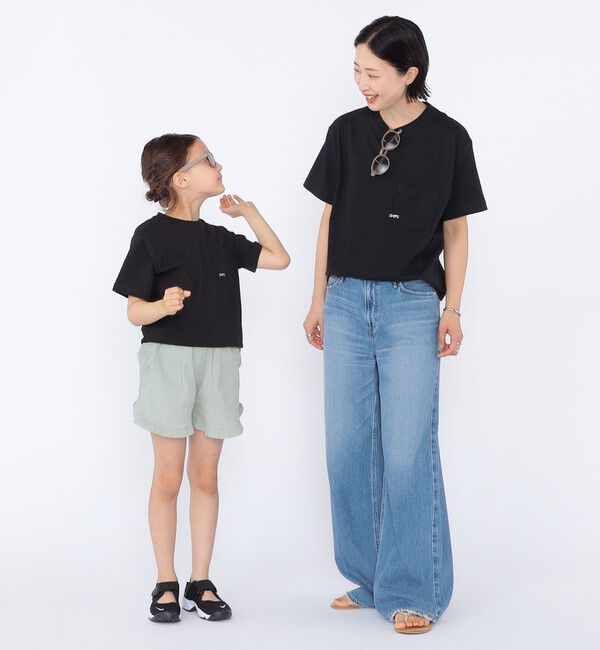 SHIPS KIDS「【累計販売数1万枚突破!!】【WEB限定】SHIPS KIDS:100～160cm /SHIPS マイクロロゴ Tシャツ」|Tシャツ・カットソー|