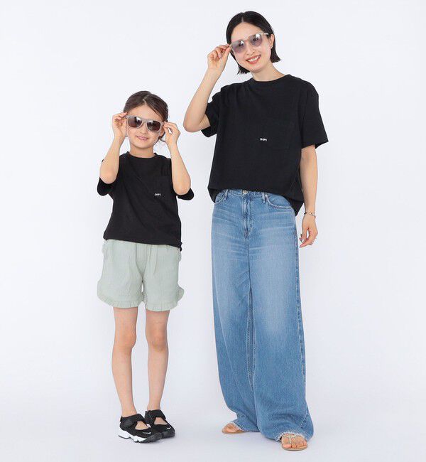 SHIPS KIDS「【累計販売数1万枚突破!!】【WEB限定】SHIPS KIDS:100～160cm /SHIPS マイクロロゴ Tシャツ」|Tシャツ・カットソー|