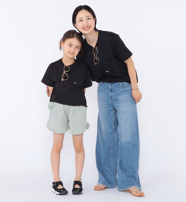 SHIPS KIDS「【累計販売数1万枚突破!!】【WEB限定】SHIPS KIDS:100～160cm /SHIPS マイクロロゴ Tシャツ」|Tシャツ・カットソー|