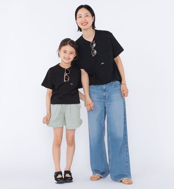 SHIPS KIDS「【累計販売数1万枚突破!!】【WEB限定】SHIPS KIDS:100～160cm /SHIPS マイクロロゴ Tシャツ」|Tシャツ・カットソー|