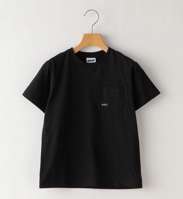 SHIPS KIDS「【累計販売数1万枚突破!!】【WEB限定】SHIPS KIDS:100～160cm /SHIPS マイクロロゴ Tシャツ」|Tシャツ・カットソー|