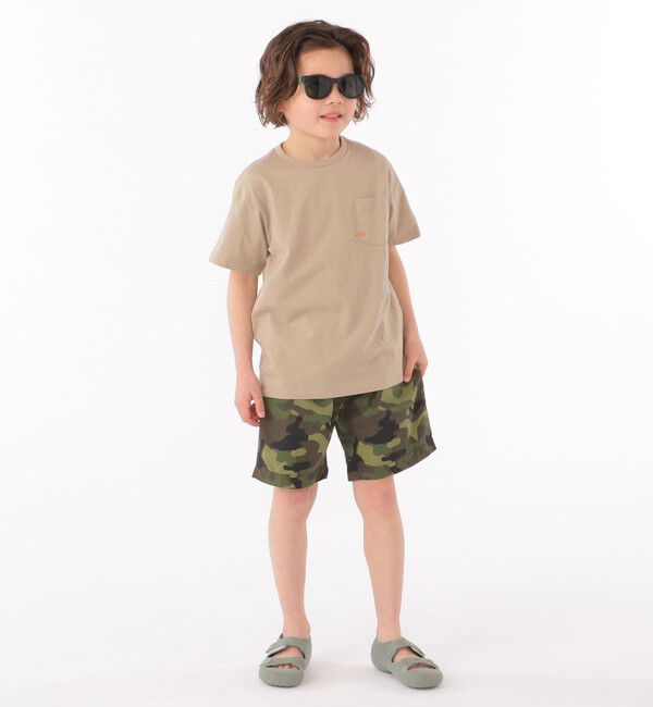 SHIPS KIDS「【累計販売数1万枚突破!!】【WEB限定】SHIPS KIDS:100～160cm /SHIPS マイクロロゴ Tシャツ」|Tシャツ・カットソー|