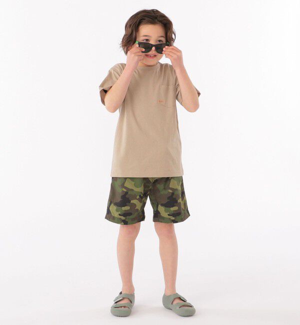 SHIPS KIDS「【累計販売数1万枚突破!!】【WEB限定】SHIPS KIDS:100～160cm /SHIPS マイクロロゴ Tシャツ」|Tシャツ・カットソー|
