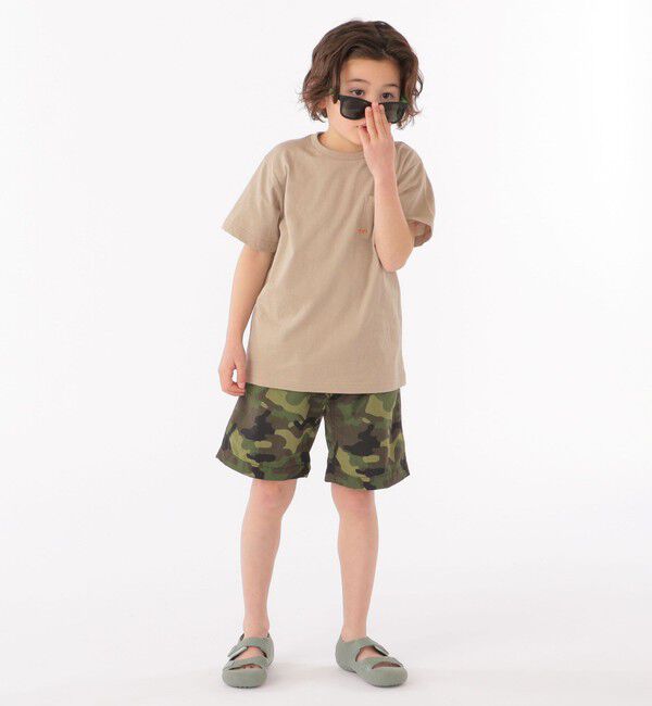 SHIPS KIDS「【累計販売数1万枚突破!!】【WEB限定】SHIPS KIDS:100～160cm /SHIPS マイクロロゴ Tシャツ」|Tシャツ・カットソー|