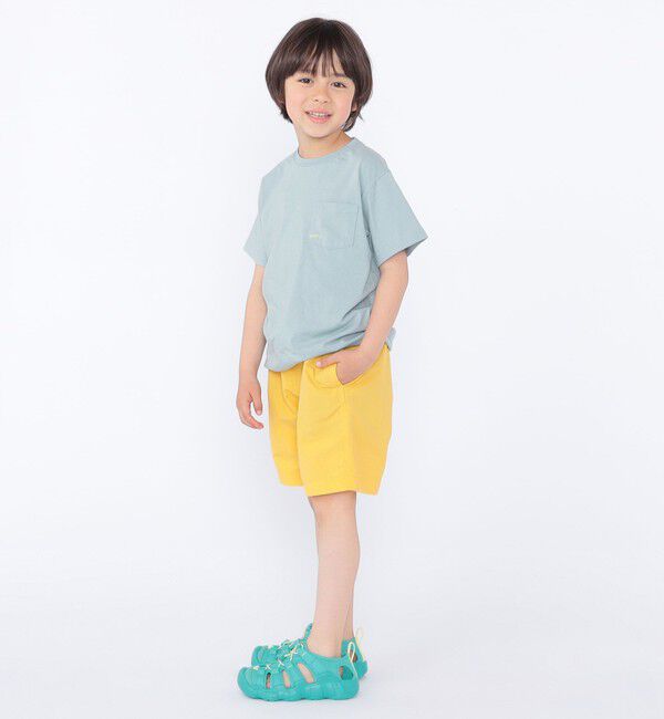 SHIPS KIDS「【累計販売数1万枚突破!!】【WEB限定】SHIPS KIDS:100～160cm /SHIPS マイクロロゴ Tシャツ」|Tシャツ・カットソー|