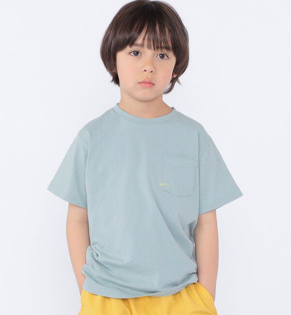 SHIPS KIDS「【累計販売数1万枚突破!!】【WEB限定】SHIPS KIDS:100～160cm /SHIPS マイクロロゴ Tシャツ」|Tシャツ・カットソー|