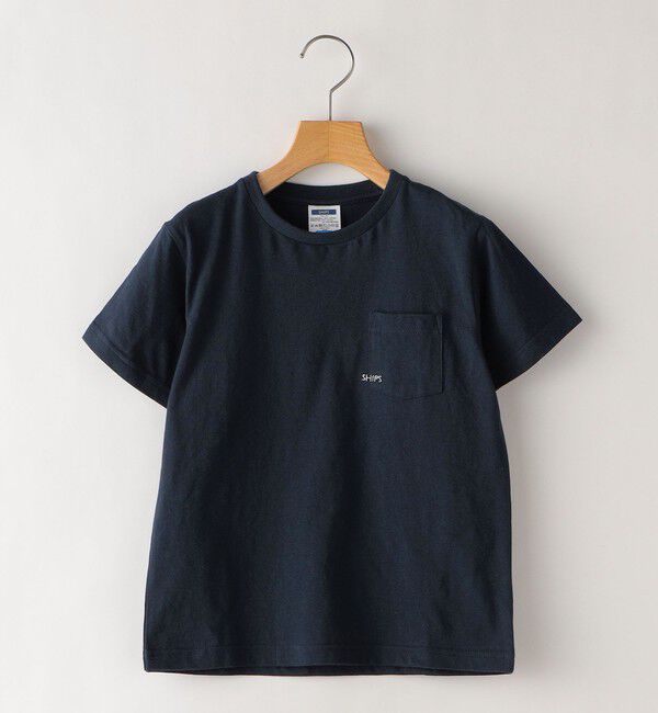 SHIPS KIDS「【累計販売数1万枚突破!!】【WEB限定】SHIPS KIDS:100～160cm /SHIPS マイクロロゴ Tシャツ」|Tシャツ・カットソー|