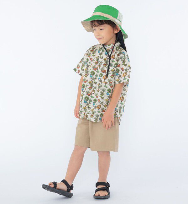 SHIPS KIDS「SHIPS KIDS:100～130cm / リバティ プリント 半袖 シャツ」|シャツ・ブラウス|