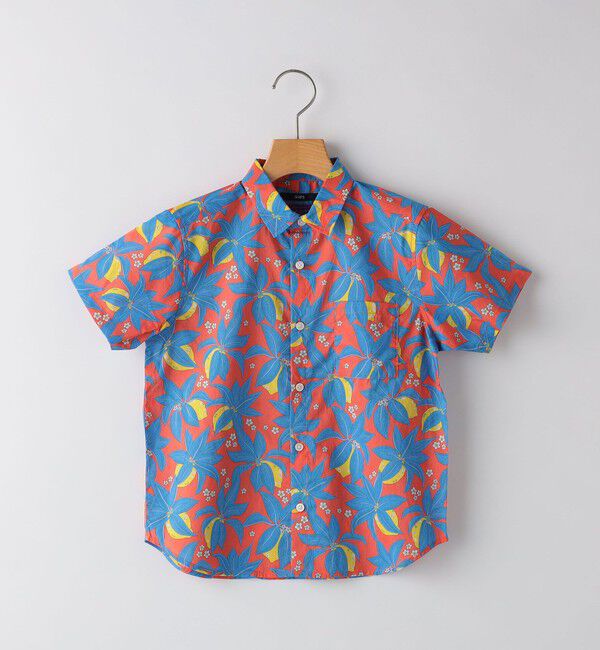 SHIPS KIDS「SHIPS KIDS:100～130cm / リバティ プリント 半袖 シャツ」|シャツ・ブラウス|