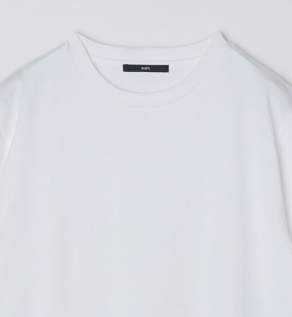 SHIPS「SHIPS:〈抗菌加工〉コットン クルーネック Tシャツ」|Tシャツ・カットソー|