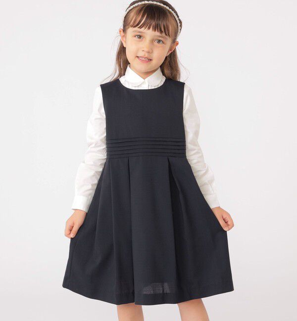 SHIPS KIDS「SHIPS KIDS:110～130cm / セレモニー ジャンパースカート」|ワンピース|