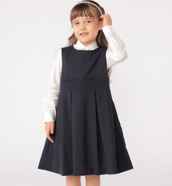 SHIPS KIDS「SHIPS KIDS:110～130cm / セレモニー ジャンパースカート」|ワンピース|