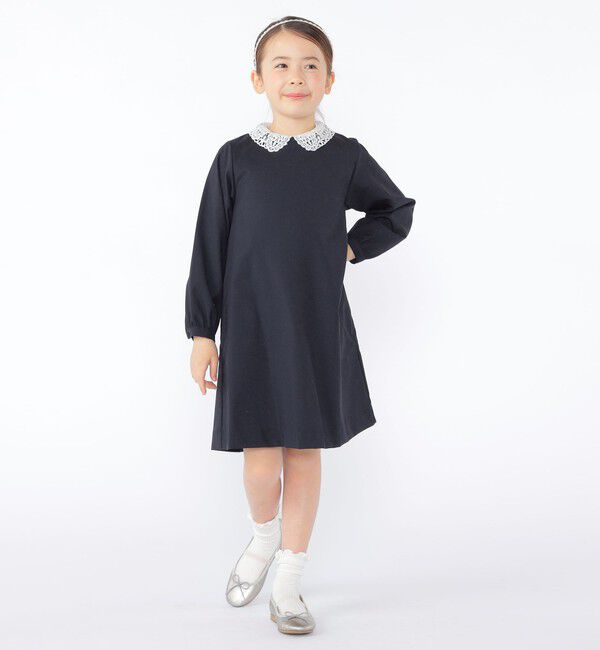 SHIPS KIDS「SHIPS KIDS:110～130cm / セレモニー 3WAY カラー ワンピース」|ワンピース|