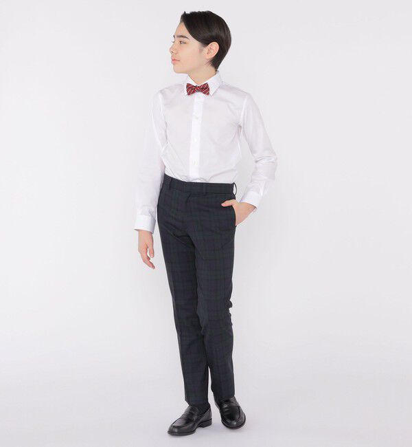 SHIPS KIDS「SHIPS KIDS:140～160cm / 無地 レギュラーカラー シャツ」|シャツ・ブラウス|