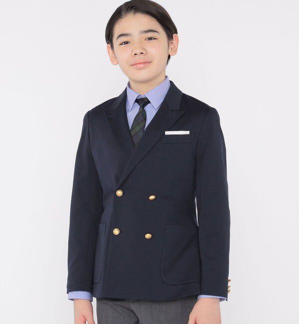 SHIPS KIDS「SHIPS KIDS:140～160cm / 無地 レギュラーカラー シャツ」|シャツ・ブラウス|