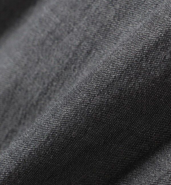 quaranciel「quaranciel:〈手洗い可能〉シアー デニム フレンチスリーブ レギュラー シャツ」|シャツ・ブラウス|