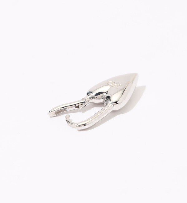 TOMORROWLAND GOODS「avgvst Yes-No Heart Lock シルバー 片耳ピアス」|ピアス|