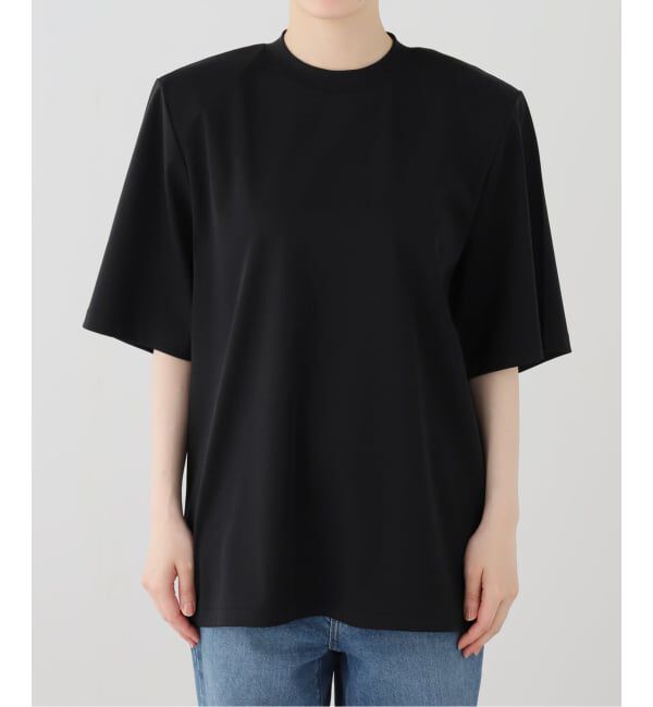 IENA「GGG/ジージージー ショルダーパッドTシャツ 02-01-1875」|Tシャツ・カットソー|