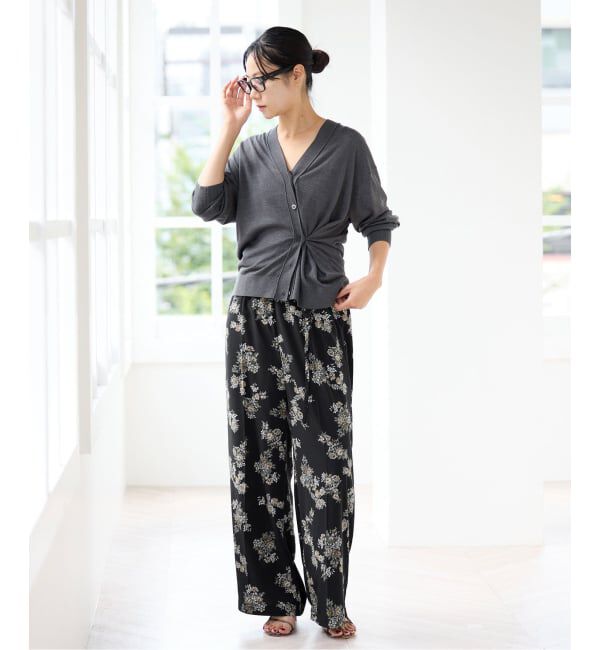 IENA「ナイトガーデンプリントパンツ」|その他|