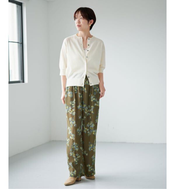 IENA「ナイトガーデンプリントパンツ」|その他|