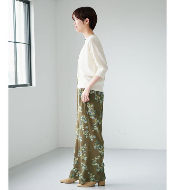 IENA「ナイトガーデンプリントパンツ」|その他|