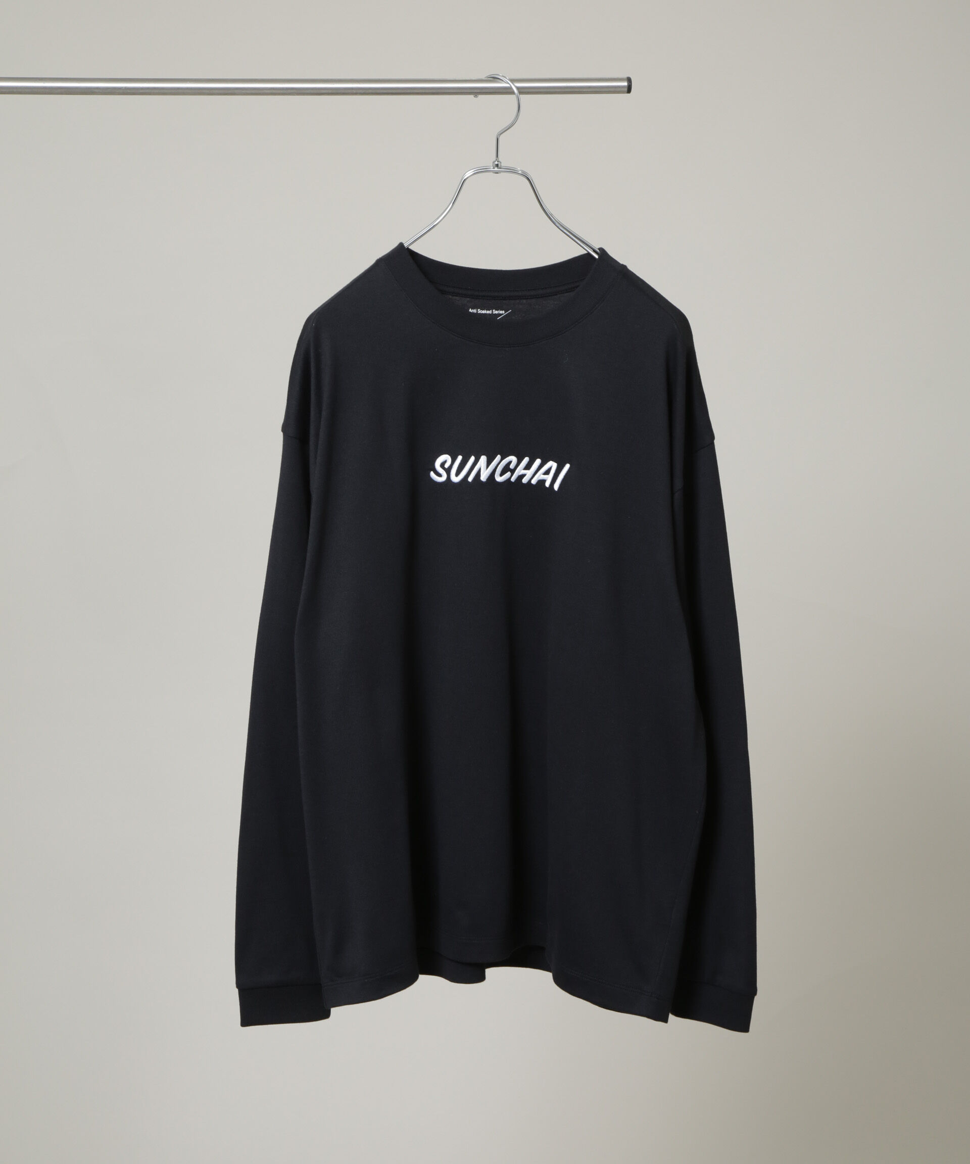 NANO universe「Anti Soaked(R)&times;SUNCHAI ロゴ刺繍 汗染み防止 Tシャツ長袖」|Tシャツ・カットソー|