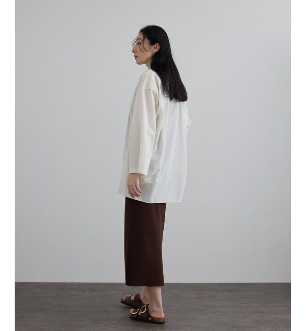 SALON adam et rope'「シアーコットンオーバーシャツ」|シャツ・ブラウス|