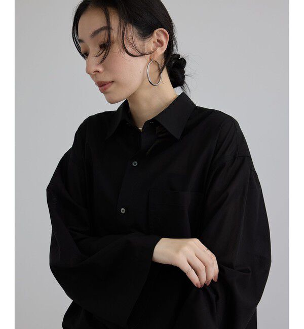 SALON adam et rope'「シアーコットンオーバーシャツ」|シャツ・ブラウス|