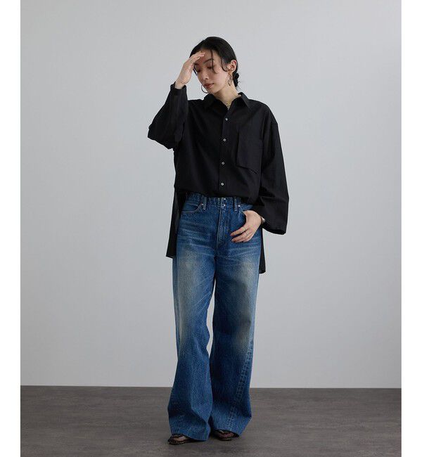 SALON adam et rope'「シアーコットンオーバーシャツ」|シャツ・ブラウス|